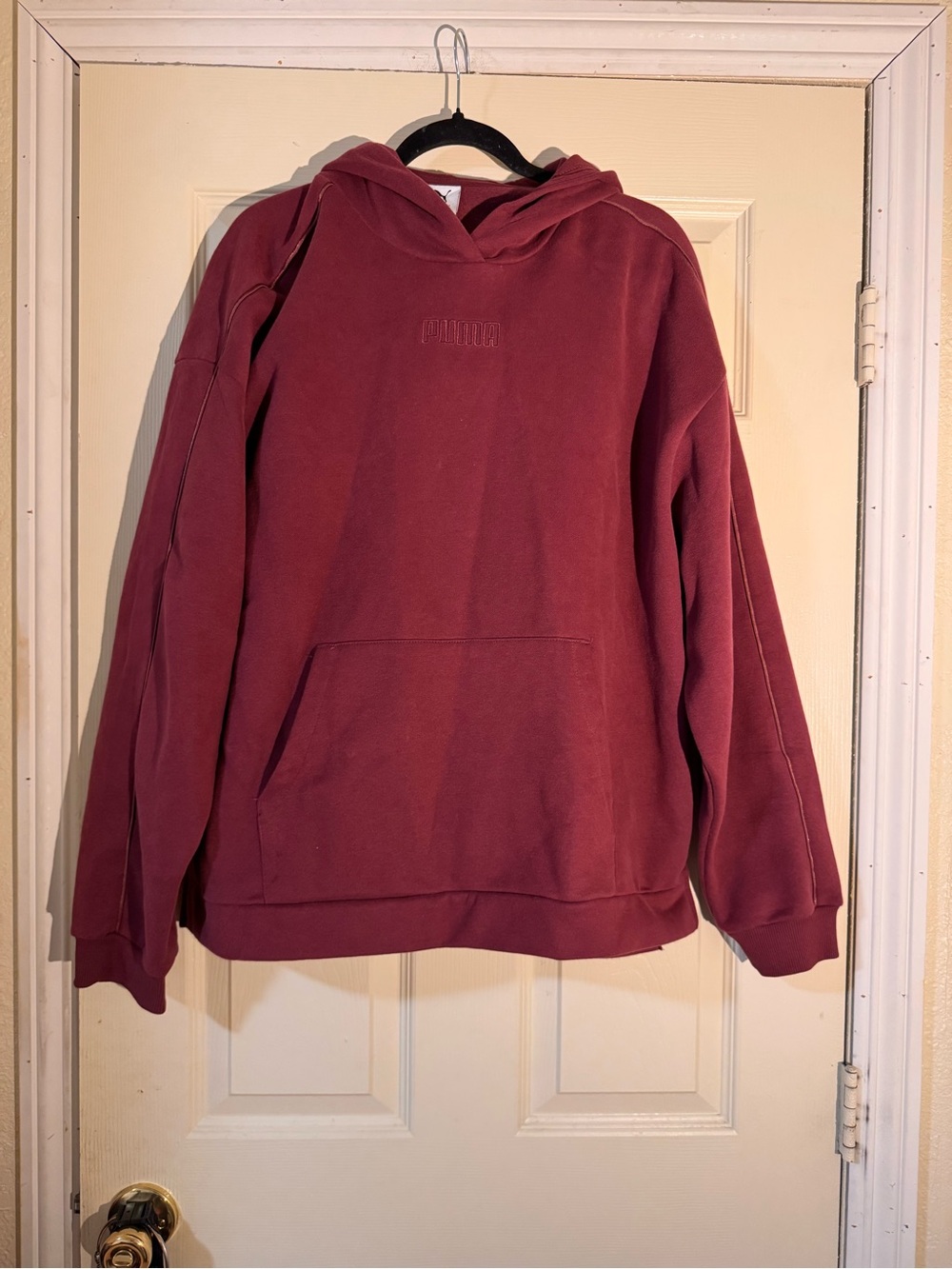 Puma Burgundy Hooded Jacket XXL